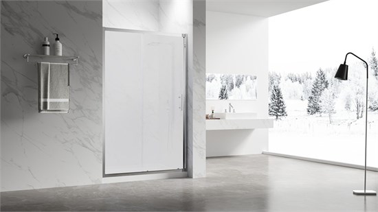 VECONI Душевая дверь раздвижная Vianno VN-55M, 1200x1950, Хром, стекло матовое VN55M-120-07-C8