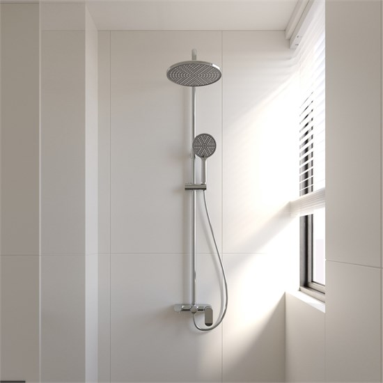 VECONI Душевая стойка FERRI, хром глянец FE-110-C-C4