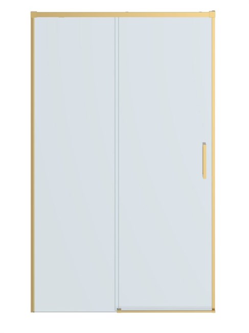 CEZARES Plane Душевая дверь в нишу раздвижная профиль - брашированное золото / стекло - прозрачное, ширина 160 см PLANE-BF-1-160-C-BORO