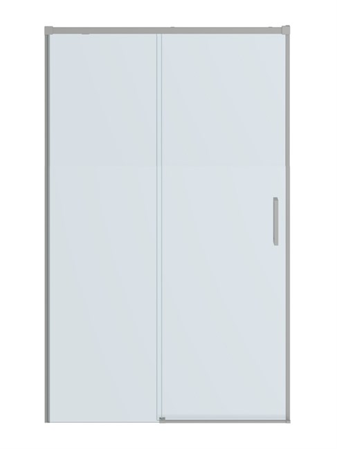 CEZARES Plane Душевая дверь в нишу раздвижная профиль - сатин / стекло - прозрачное, ширина 110 см PLANE-BF-1-110-C-IN