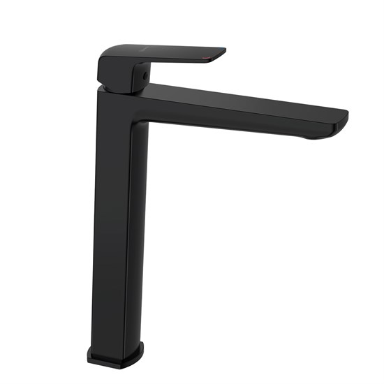 LEMARK Смеситель Hosta LM12309BL для раковины высокий , черный LM12309BL