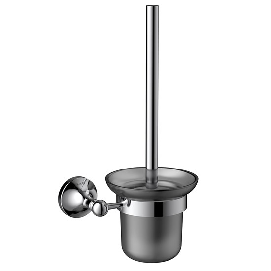 LEMARK Ёршик для унитаза Pushkin подвесной, сталь, хром LMA-8621S-C