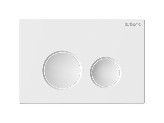 ESBANO Клавиша слива, белый ESINSKS48GW