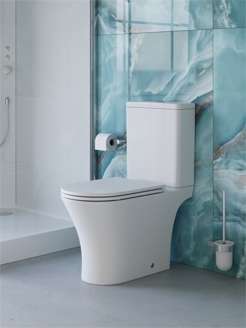 BELBAGNO Acqua-Tor Чаша напольного унитаза со смывом "Торнадо" с сиденьем ACQUA-TOR BB2801CP-TOR/SC BB2801CP-TOR/SC