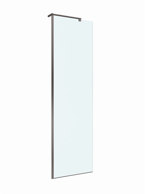 BELBAGNO Uno Душевая перегородка ширина 60 см, профиль - оружейная сталь / стекло - прозрачное UNO-L-1-TB-60-C-GM