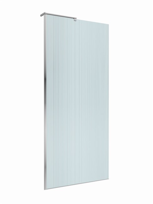 BELBAGNO Uno Душевая перегородка ширина 90 см, профиль - хром / стекло - прозрачное UNO-L-1-TB-90-FL-Cr