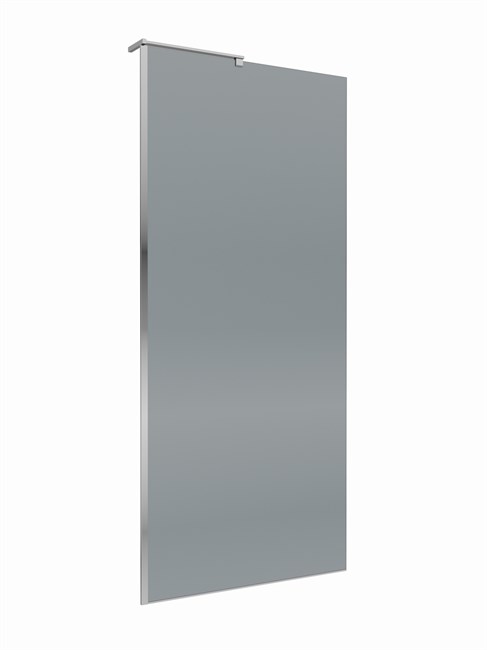 BELBAGNO Uno Душевая перегородка ширина 90 см, профиль - хром / стекло - серое UNO-L-1-TB-90-GR-Cr