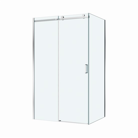 BELBAGNO Soft Close-2 Душевой уголок прямоугольный размер 120x80 см профиль - хром / стекло - прозрачное, двери раздвижные SOFT_CLOSE-2-AH-1-120/80-C-Cr