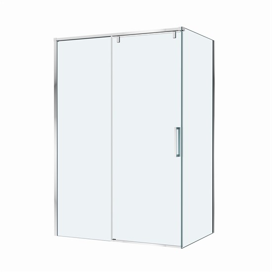 BELBAGNO Soft Close-1 Душевой уголок прямоугольный размер 130x90 см профиль - хром / стекло - прозрачное, двери раздвижные SOFT_CLOSE-1-AH-1-130/90-C-Cr