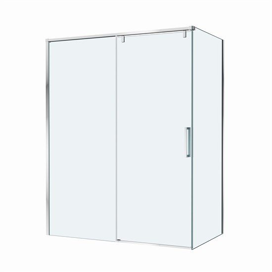 BELBAGNO Soft Close-1 Душевой уголок прямоугольный размер 150x90 см профиль - хром / стекло - прозрачное, двери раздвижные SOFT_CLOSE-1-AH-1-150/90-C-Cr
