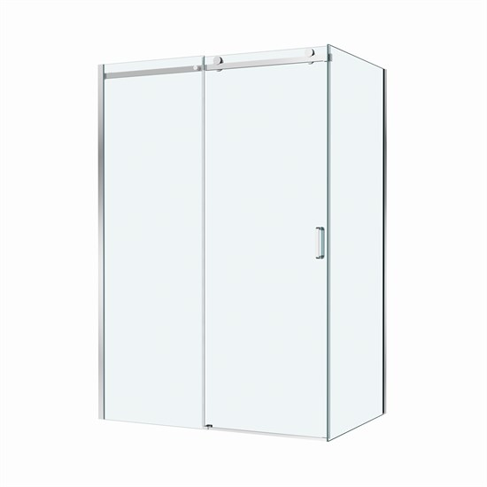 BELBAGNO Soft Close-2 Душевой уголок прямоугольный размер 150x100 см профиль - хром / стекло - прозрачное, двери раздвижные SOFT_CLOSE-2-AH-1-150/100-C-Cr