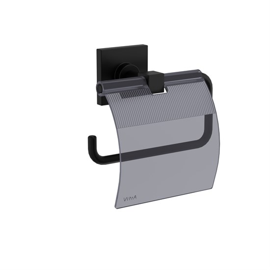 VITRA Держатель для туалетной бумаги Root A4480436 матовый черный нержавеющая сталь A4480436