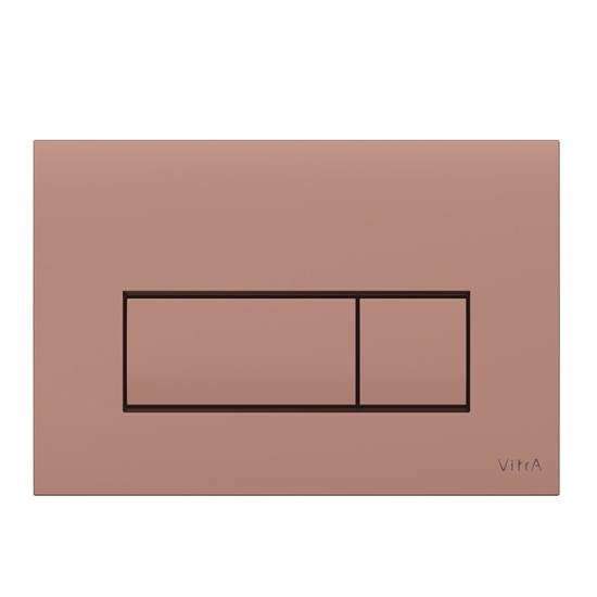 VITRA Кнопка смыва для инсталляции Root Square 740-2340 мягкая медь глянец двойный смыв 740-2340