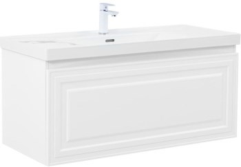 AQUANET Тумба под раковину Агата 110 белый сатин AQUANET-345484