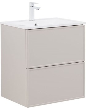 AQUANET Тумба под раковину Арт 60 бежевый AQUANET-343966