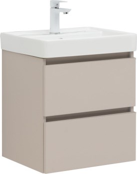 AQUANET Тумба под раковину Вега 2.0 50 бежевый AQUANET-362541