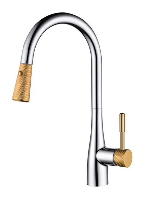 DK Смеситель для кухни с выдвижной лейкой Rhein.Schiller DA1462504D DA1462504D