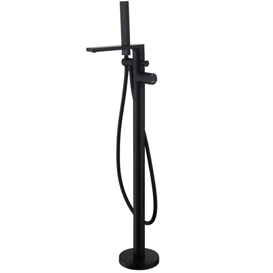 ABBER Смеситель Rund AF8715B напольный, черный матовый AF8715B