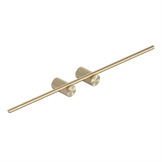 ABBER Полотенцедержатель двойной Pol 316 AA1955BG брашированное светлое золото AA1955BG