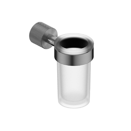 ABBER Стакан для зубных щеток с держателем Pol 316 AA1961BGG брашированная оружейная сталь AA1961BGG