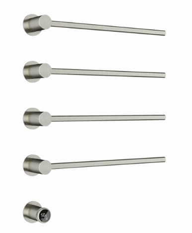 SANCOS Полотенцесушитель электрический встраиваемый Linea брашированный никель SC14001BN SC14001BN