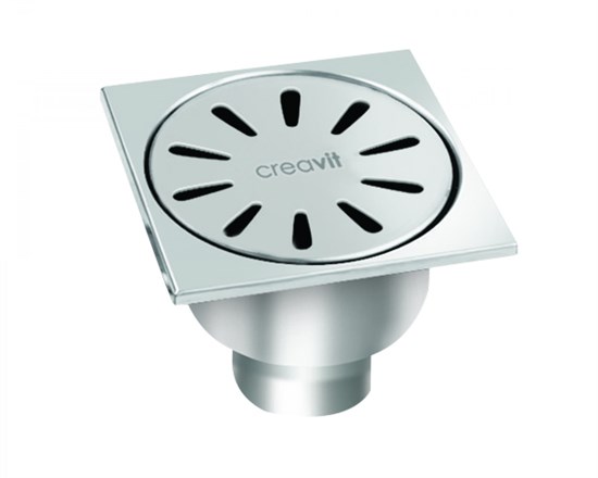 CREAVIT Трап для пола 10*10 D50 FS116A