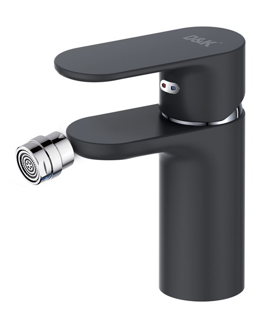 DK Смеситель для биде Durer Bayern Black (DA1252205) чёрная тефлоновая поверхность DA1252205