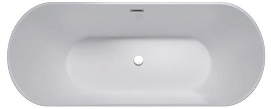 GROSSMAN Ванна отдельностоящая Forta GR-2601B (170х70х60) цвет черный/белый GR-2601B