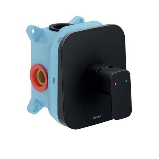 RAVAK Смеситель настенный без переключателя TD F 066.20 для R-box черный X070159