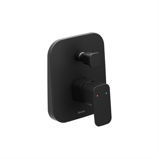 RAVAK Смеситель встроенный с переключателем TD F 061.20 черный X070156