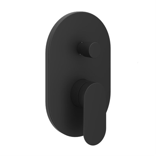 RAVAK Смеситель скрытого монтажа CR II 065.20BL.O2 ЧЕРНЫЙ (2 вывода) + нужен RB 070.50 (X070052) X070466