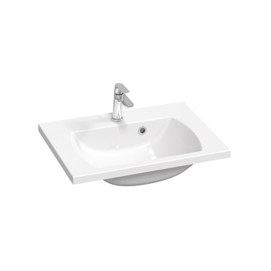 RAVAK Умывальник CLASSIC II 600 N белый с отверстиями XJX01160003