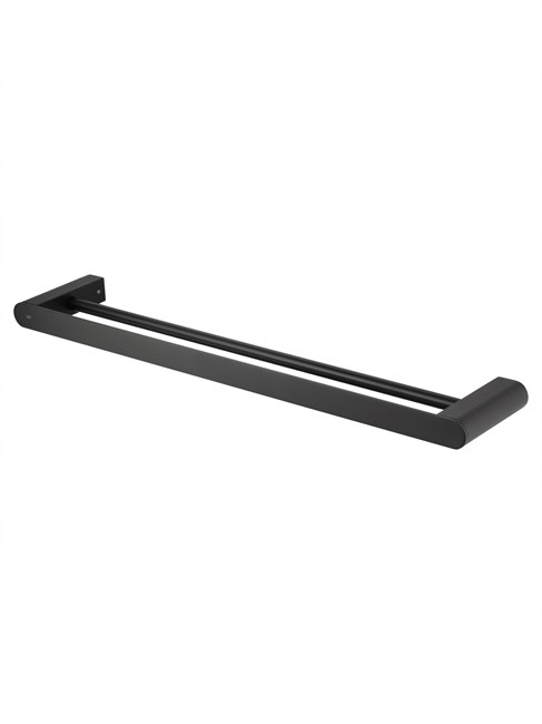 WONZON & WOGHAND Полотенцедержатель двойной CARBON, Черный (WW-7711) WW-7711