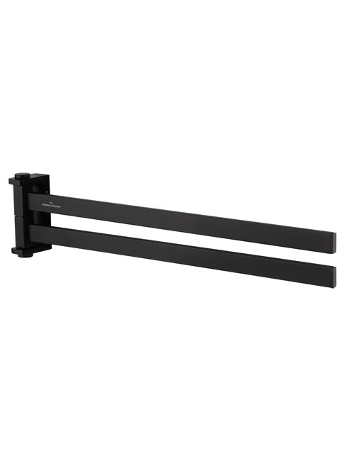 WONZON & WOGHAND Полотенцедержатель поворотный ECLIPSE, Черный (WW-9131-BL) WW-9131-BL