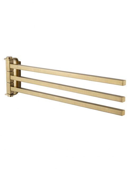 WONZON & WOGHAND Полотенцедержатель поворотный LOTTE, Брашированное золото (WW-8341-BG) WW-8341-BG
