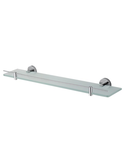WONZON & WOGHAND Стеклянная полка для ванной EASY, Хром (WW-8127) WW-8127