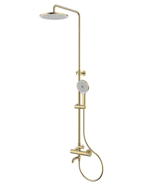 WONZON & WOGHAND Душевая система ONYX, Брашированное золото (WW-816067-BG) WW-816067-BG