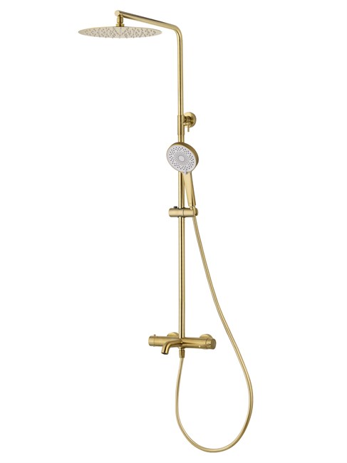 WONZON & WOGHAND Душевая система STICK, Брашированное золото (WW-88739017-BG) WW-88739017-BG
