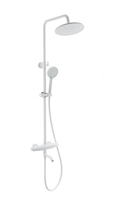 WONZON & WOGHAND Душевая система с термостатом CAPSULE, Белый матовый (WW-B3031-A3-MW) WW-B3031-A3-MW