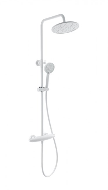WONZON & WOGHAND Душевая система с термостатом CAPSULE, Белый матовый (WW-B3031-A-MW) WW-B3031-A-MW