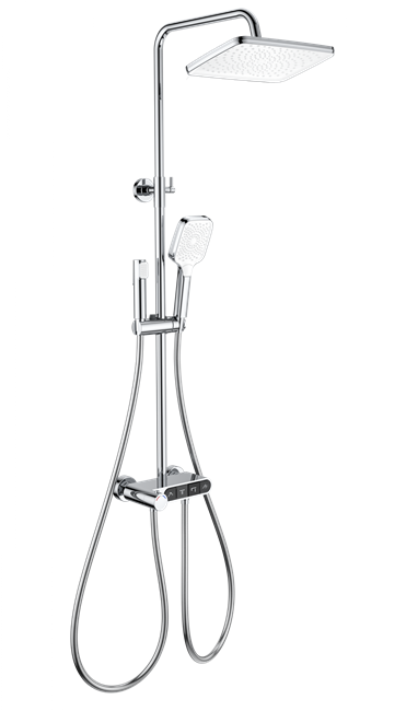 WONZON & WOGHAND Душевая система с термостатом MUSE Corno, Хром (WW-B3112-CR) WW-B3112-CR