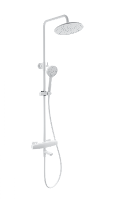 WONZON & WOGHAND Душевая система с термостатом NEO, Белый матовый (WW-B3035-A3-MW) WW-B3035-A3-MW