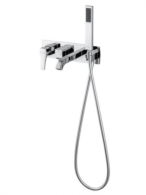 WONZON & WOGHAND Смеситель для ванны встраиваемый FLEX, Хром (WW-88889072-CR) WW-88889072-CR