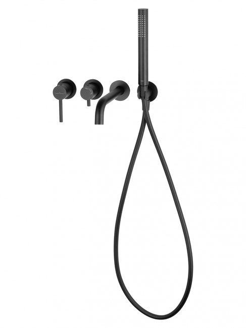WONZON & WOGHAND Смеситель для ванны встраиваемый STICK, Черный матовый (WW-889017-MB) WW-889017-MB