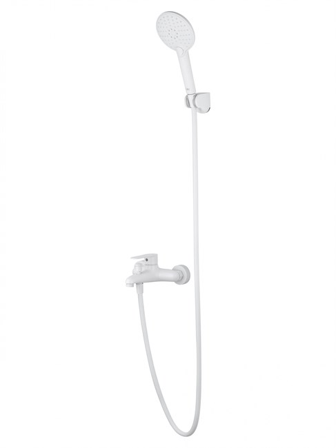 WONZON & WOGHAND Смеситель для ванны с душем ALFA, Белый матовый (WW-AE3204-MW) WW-AE3204-MW
