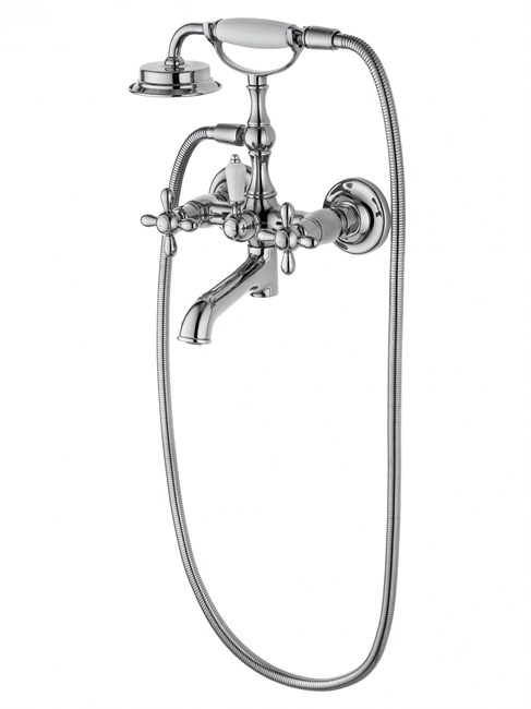 WONZON & WOGHAND Смеситель для ванны с душем RETRO, Хром (WW-88639020-CR) WW-88639020-CR