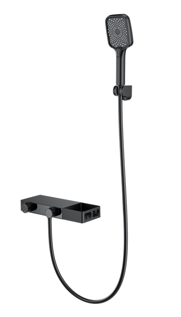 WONZON & WOGHAND Смеситель для ванны с душем Shelf, Черный матовый (WW-B2551-MB) WW-B2551-MB