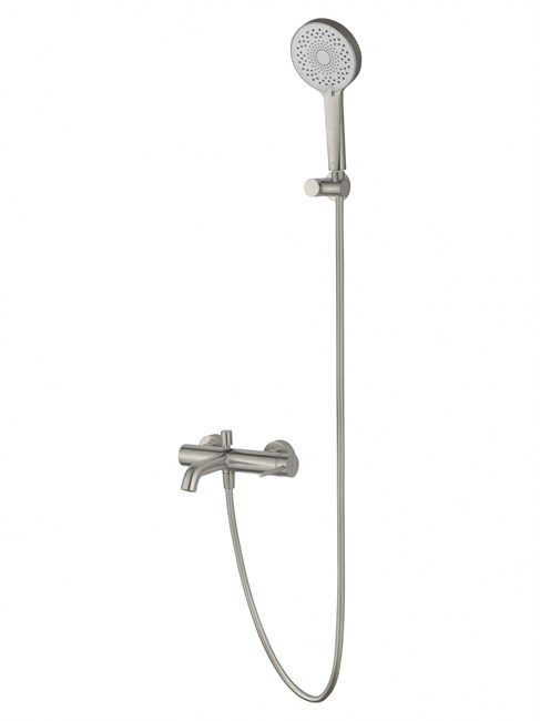 WONZON & WOGHAND Смеситель для ванны с душем STICK, Брашированный никель (WW-88639017-BN) WW-88639017-BN