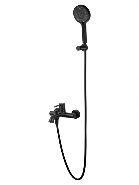 WONZON & WOGHAND Смеситель для ванны с душем TOR, Черный матовый (WW-88037073-MB) WW-88037073-MB