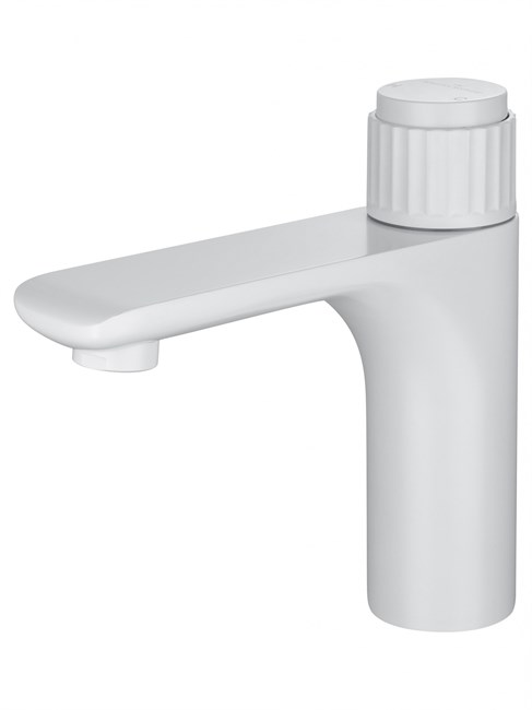 WONZON & WOGHAND Смеситель для раковины CLICK, Белый матовый (WW-A40412-MW) WW-A40412-MW